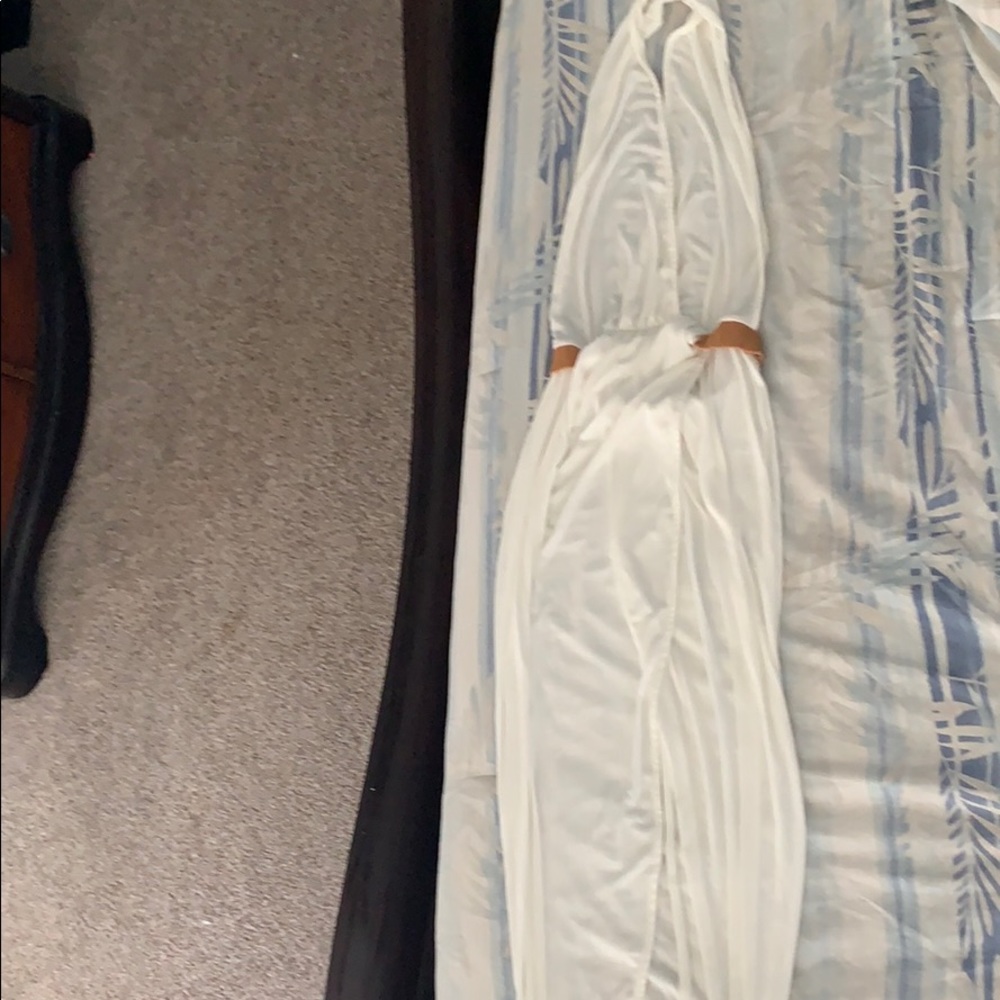 Off-white halter dress